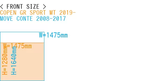 #COPEN GR SPORT MT 2019- + MOVE CONTE 2008-2017